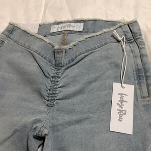 Indigo Rein Women's Denim Jeggings - Light Blue